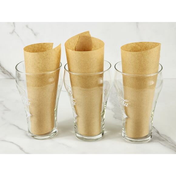 Coca Cola Coke Bell Shaped Clear Tall Glass 12oz 75th Anniversary 1977 x3 Vtg - Picture 6 of 13